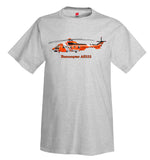 Eurocopter AS332 Helicopter T-Shirt - Personalized with Your N#