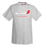 De Havilland Canada DHC-8 Airplane T-Shirt - Personalized with Your N#