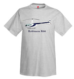 Robinson R66 Helicopter T-Shirt - Personalized with Your N#