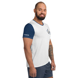 Custom Stearman All-Over Print Men's Athletic T-shirt - Add Your N#