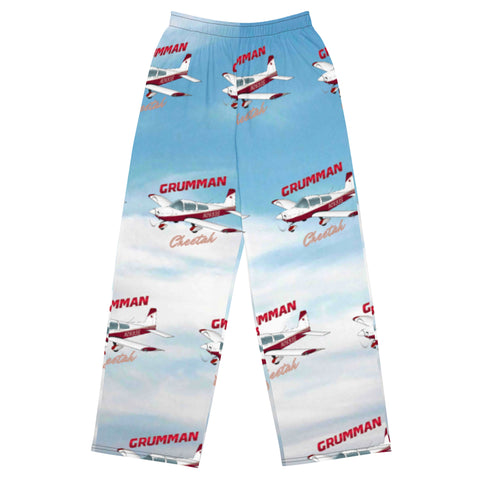 Custom AIirplane All-over print unisex wide-leg pants
