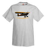 Monocoupe 90AL (Black/Orange) Airplane T-Shirt - Personalized w/ Your N#
