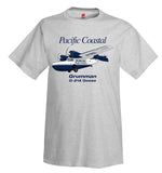 Grumman G-21A Goose (Blue) Airplane T-Shirt - Personalized with Your N#