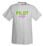 Pilot Wife Airplane Aviation T-Shirt