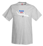 Boeing 777 Airplane T-Shirt - Personalized with Your N#