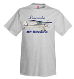 Luscombe 8F Silvaire Airplane T-Shirt - Personalized with Your N#