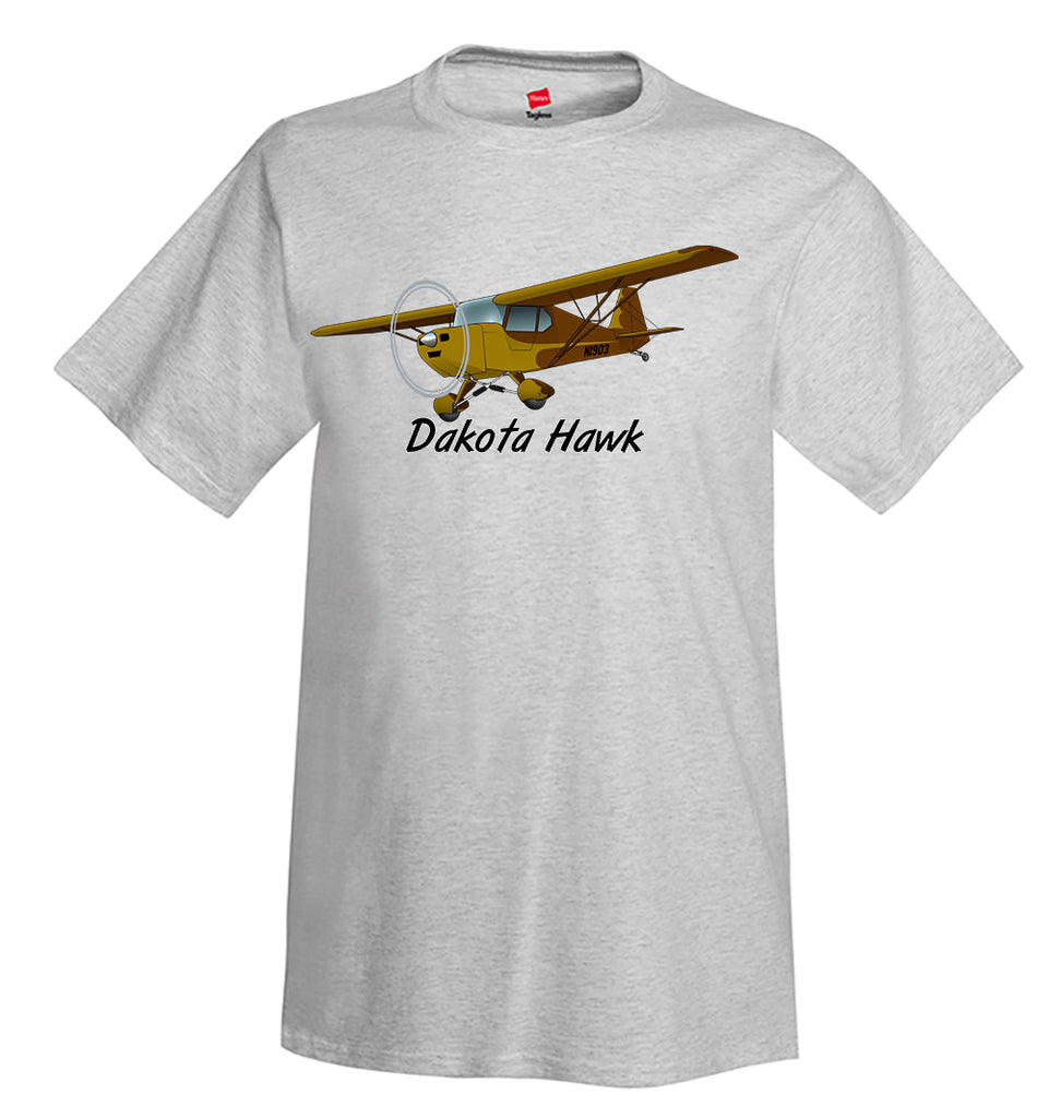 Fisher Dakota Hawk Airplane T-Shirt - Personalized with Your N#