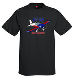 Van's Aircraft RV-9A (Red/Blue) Airplane T-Shirt - Personalized with Your N#