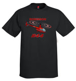 Robinson R44 (Red) Helicopter T-Shirt - Personalized with Your N#