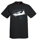 Stinson 10 (Blue) Airplane T-Shirt - Personalized with Your N#