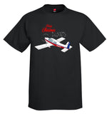 Merry Christmas in the Sky Airplane T-Shirt - AIR7IL385AA5-BR1 - Personalized w/ N#