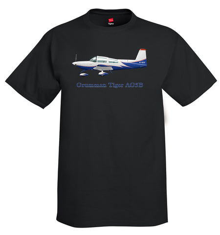 Grumman Tiger AG5B Airplane T-Shirt - Personalized with Your N#
