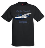 Grumman G-21A Goose (Blue) Airplane T-Shirt - Personalized with Your N#