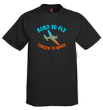 Born to Fly Airplane Aviation T-Shirt