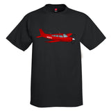 Airplane T-shirt (Red) AIR255J95-R1 - Personalized with Your N#