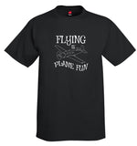 Flying Is Plane Fun Airplane Aviation T-Shirt