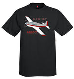 (Red/Silver) Airplane T-Shirt - Personalized with Your N#