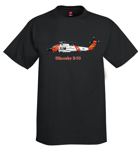 Sikorsky S-70 Helicopter T-Shirt - Personalized with Your N#