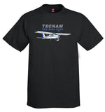 Tecnam P92 Echo Light Airplane T-Shirt - Personalized w/ Your N#