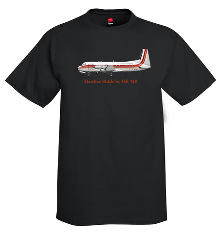 Hawker Siddeley HS 748 Airplane T-Shirt - Personalized with Your N#