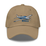 Airplane Embroidered Custom Classic Cap (AIRG9GJ1I-B1) - Add your N#