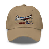 Socata TBM 940 Embroidered Custom Classic Cap (AIRJF3K2D940-BRG1) - Add your N
