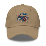 Airplane Embroidered Custom Classic Cap (AIR38I517-BPR1) - Add your N#