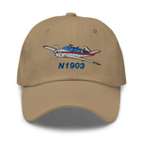 Airplane Embroidered Custom Classic Cap AIR2552FEV35B-RB1 - Add your N#