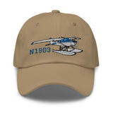 Airplane Embroidered Classic Cap (AIR35JJ1856C-BG1) - Add your N#