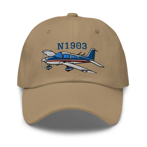 Grumman Tiger (Red/Blue) Custom Embroidered Classic Cap - Add Your N#