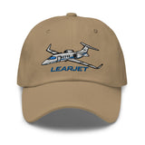 Learjet 31A Airplane Embroidered Classic Dad Cap - Add Your N#