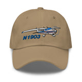 Airplane Embroidered Custom Classic Cap AIR35JJ150-B2 - Add your N#