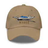 Airplane Embroidered Custom Classic Cap (AIR2552FEK35-BG1)