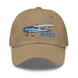 Custom Airplane Embroidered AIR35JJ195-B1 Classic Cap - Add your N#