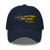 Airplane Embroidered Custom Classic Cap (AIRG9G3L2J3-YB1) - Add your N#