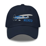Custom Airplane Embroidered AIR35JJ195-B1 Classic Cap - Add your N#
