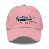 Airplane Embroidered Custom Classic Cap (AIR2552FEK35-BG1)