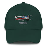 Airplane Embroidered Classic Dad Cap (AIR35JJ182-R1) - Personalized