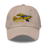 Kitfox Airplane Embroidered Classic Dad Cap (AIRB9KMODEL2-YR1) - Personalized