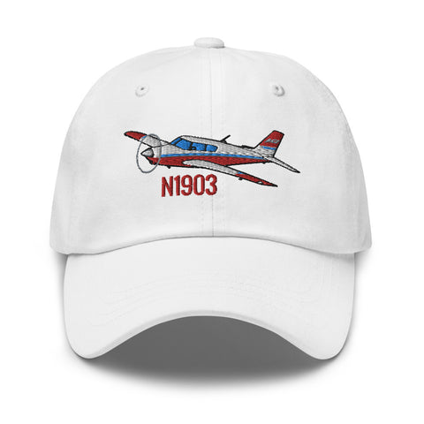 Airplane Embroidered Custom Classic Cap (AIRG9G3FD250-RS1) - Add your N#