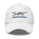Diamond DA-40 XLS Embroidered Classic Cap - Add Your N#