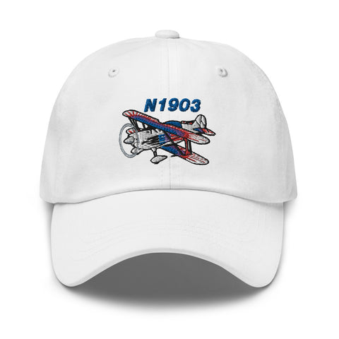 Airplane Embroidered Custom Classic Cap (AIR38I517-BPR1) - Add your N#