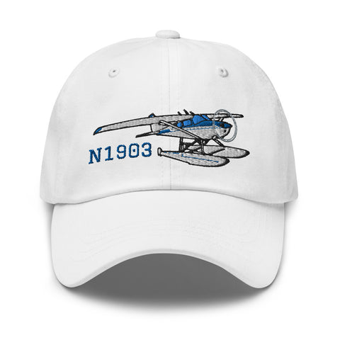 Airplane Embroidered Classic Cap (AIR35JJ1856C-BG1) - Add your N#