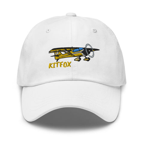 Kitfox Airplane Embroidered Classic Dad Cap (AIRB9K4SPEED) - Personalized