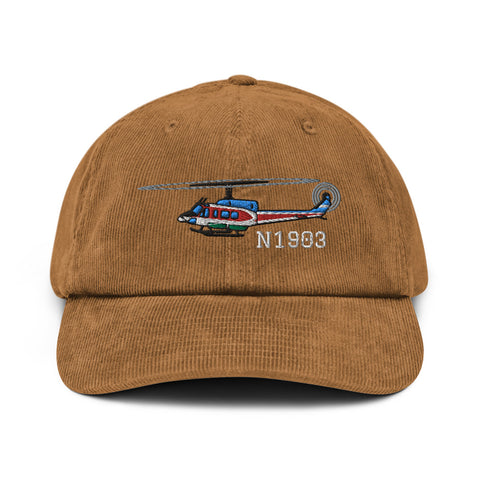 Custom Embroidered Corduroy Hat (HRHELI25C212) - Add Your N#