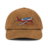 Van's RV-10 Airplane Corduroy Hat - Add Your N#