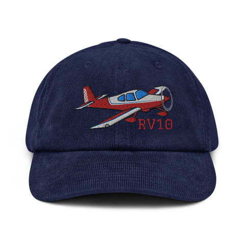 Van's RV-10 Airplane Corduroy Hat - Add Your N#