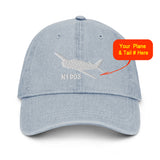 Custom Embroidered Denim Hat / Cap