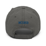 Socata TBM 700 Airplane Embroidered Distressed Cap- Personalized w/ Your N#