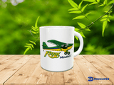 Kitfox Model 1 (Green/Yellow) Airplane Ceramic Mug - Personalized with N#